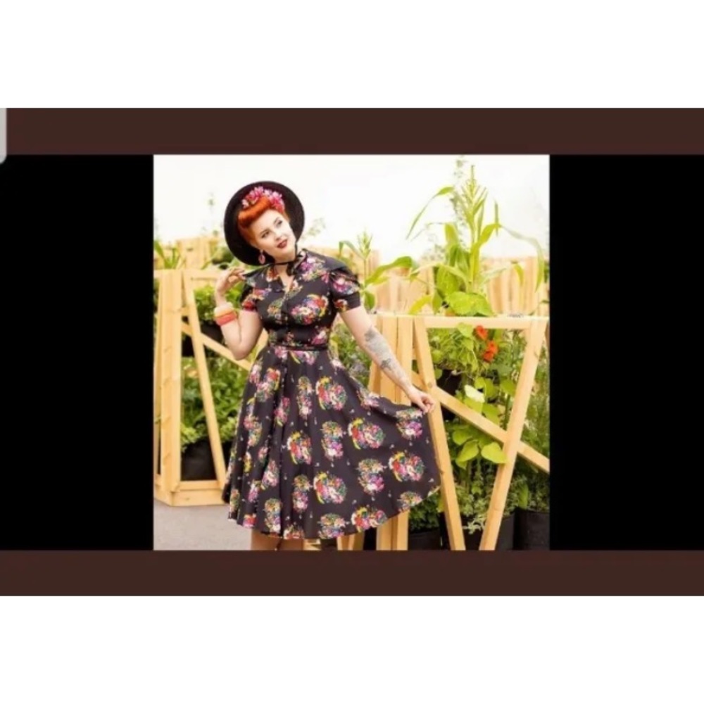 NWT What Katie Did Floral Rowena Dress US 4 UK 8